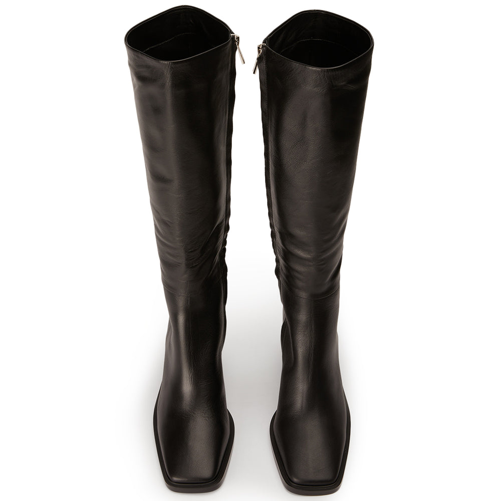 Darby Black Venice Calf Boots - Tony Bianco