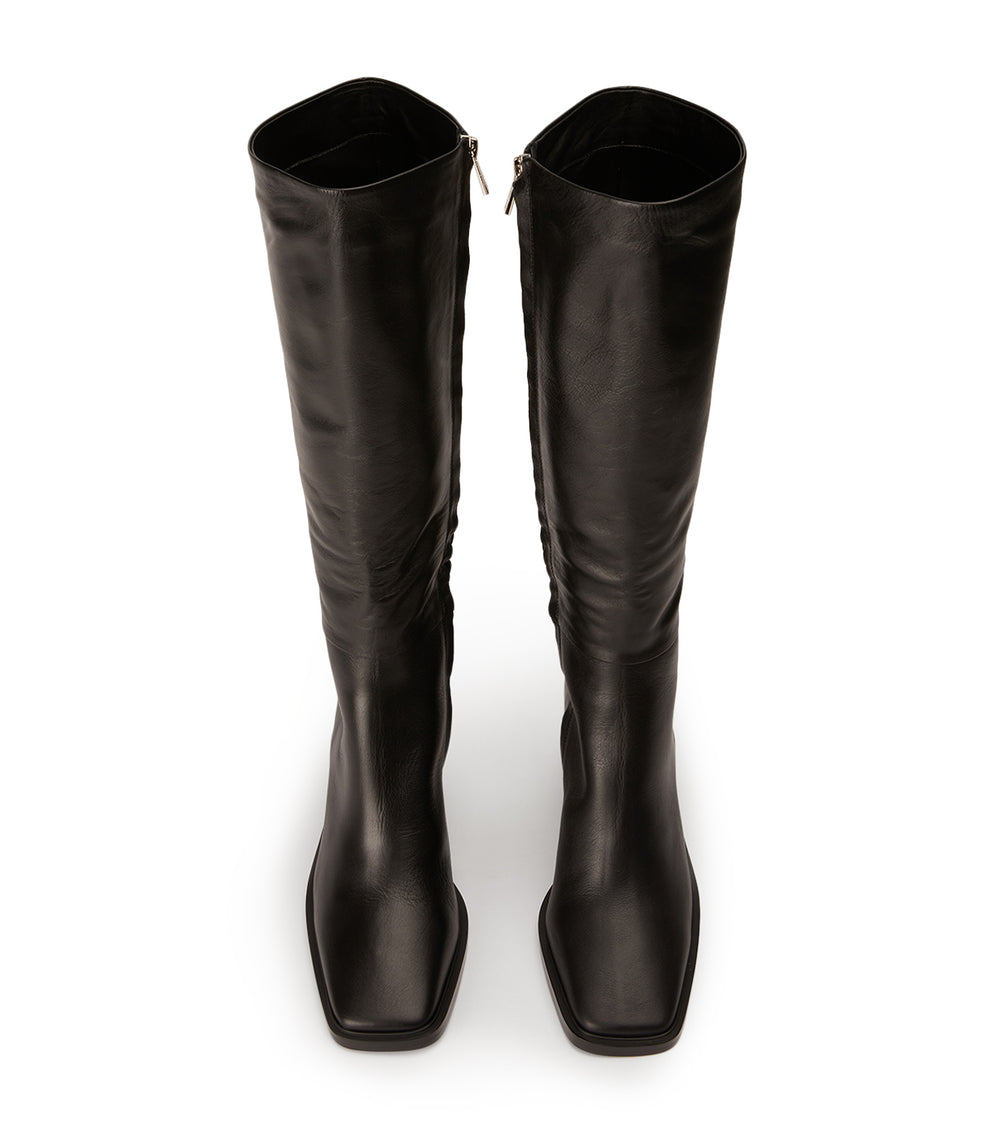 Darby Black Venice Calf Boots - Tony Bianco