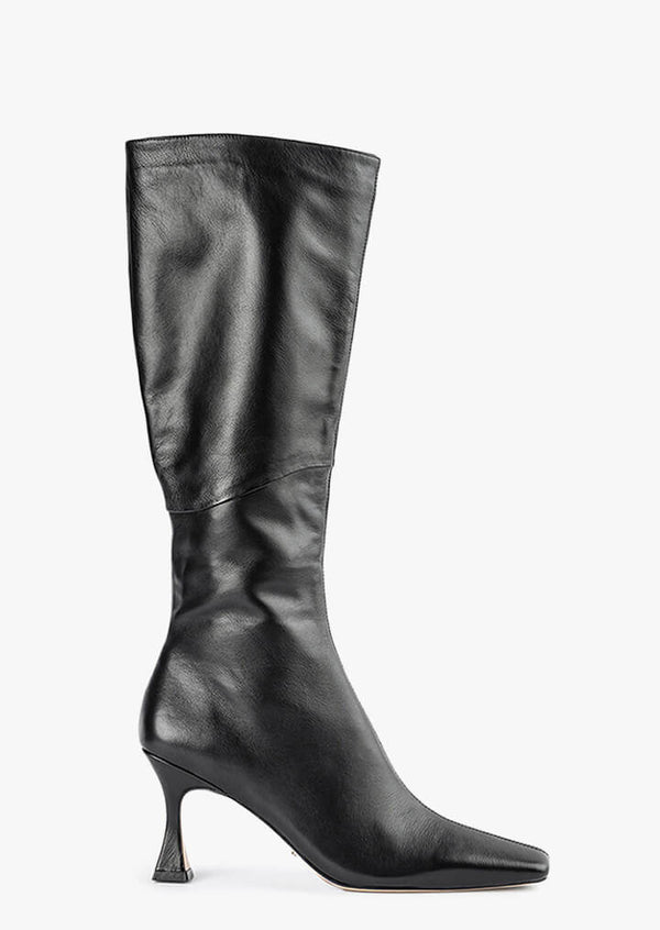 Fantasy Black Venice 8cm Calf Boots | Boots | Tony Bianco