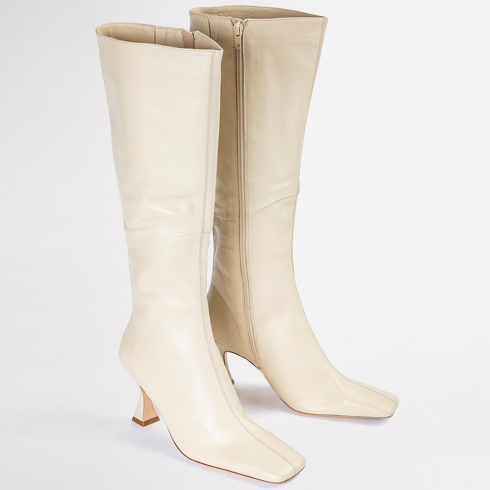 Fantasy Vanilla Nappa Calf Boots - Tony Bianco