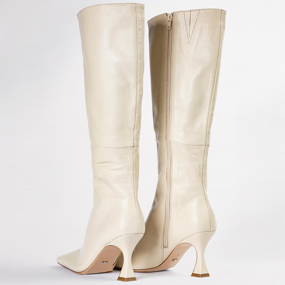 Fantasy Vanilla Nappa Calf Boots - Tony Bianco