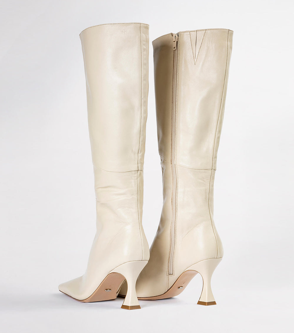 Fantasy Vanilla Nappa Calf Boots - Tony Bianco