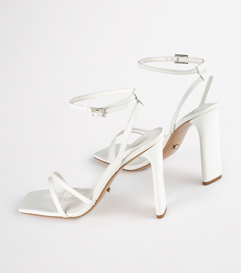 Fiance Milk Capretto Heels - Tony Bianco