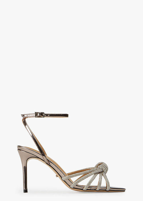 Helena Gunmetal Shine Heels