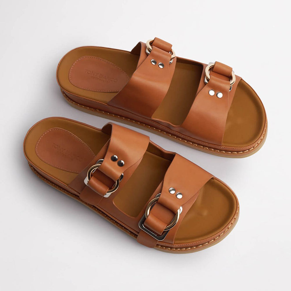 Hunter Tan Como Sandals - Tony Bianco