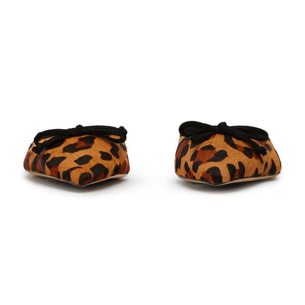 Javelin Leopard Pony Flats - Tony Bianco