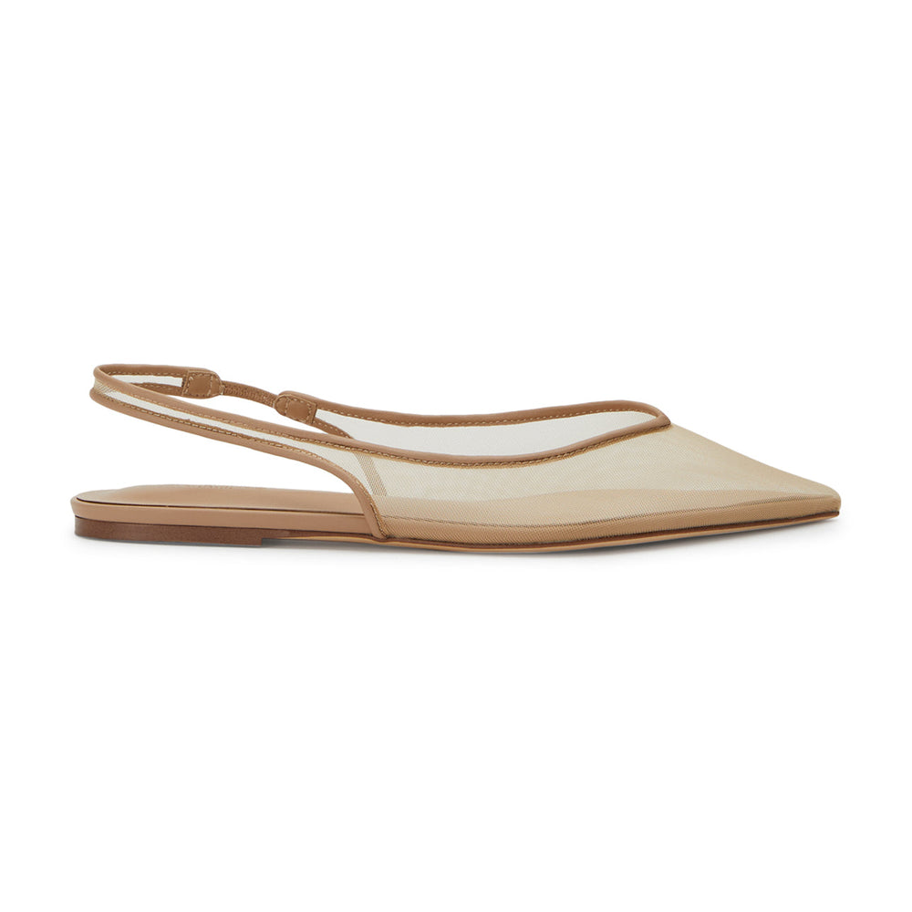 Jazz Skin Nylon Flats - Tony Bianco