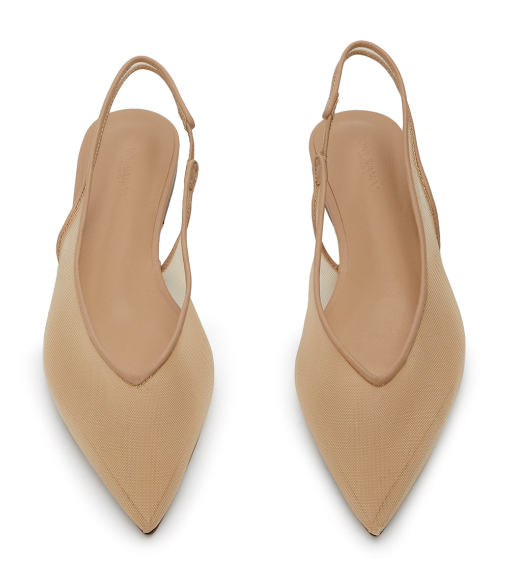 Jazz Skin Nylon Flats - Tony Bianco