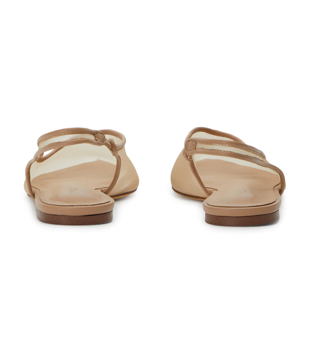 Jazz Skin Nylon Flats - Tony Bianco