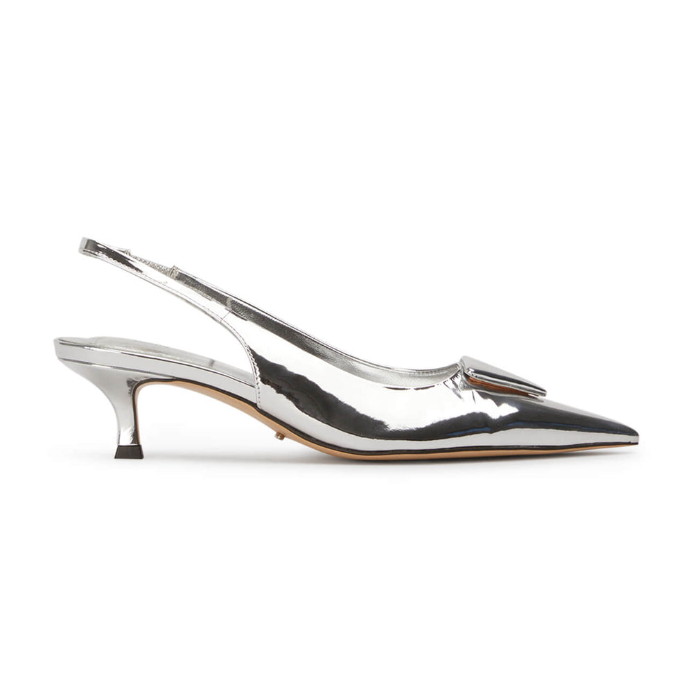 Kimmy Silver Shine Heels - Tony Bianco