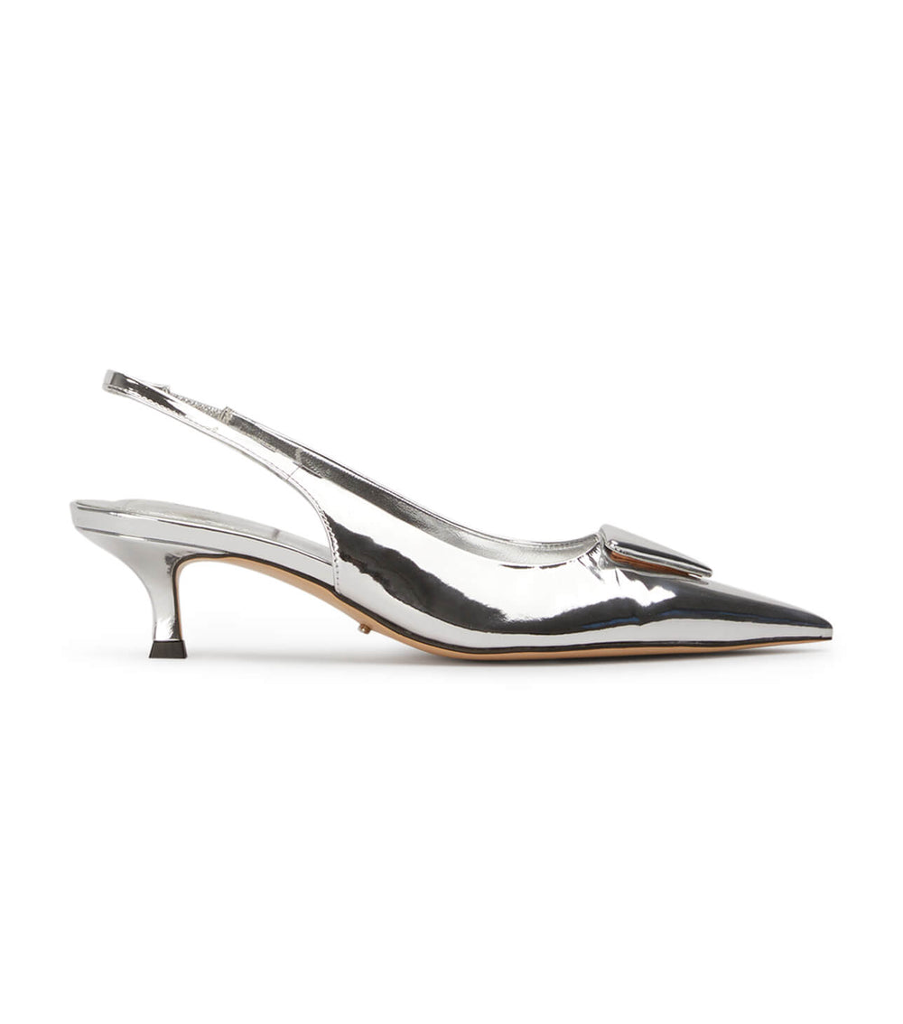 Kimmy Silver Shine Heels - Tony Bianco