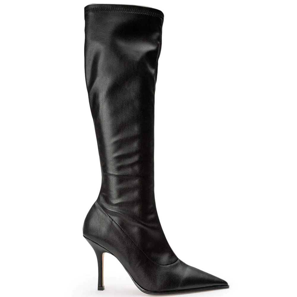 Knight Black Venezia Calf Boots - Tony Bianco