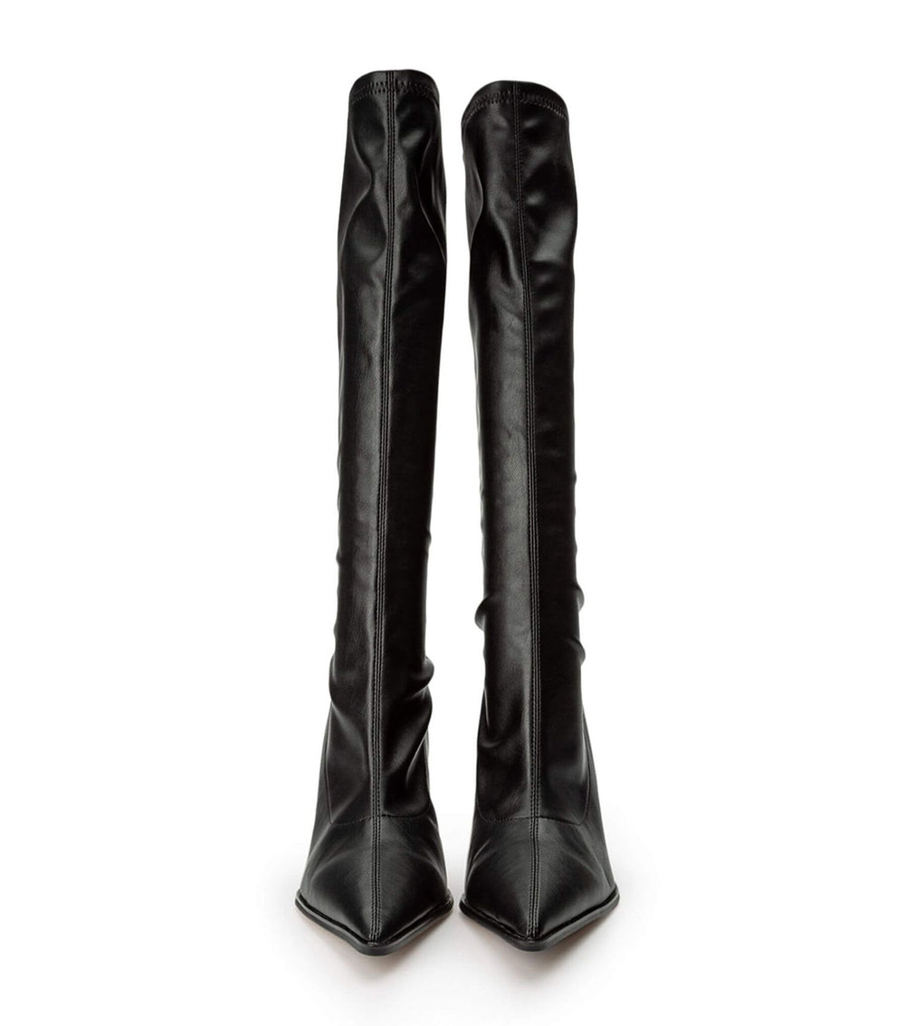 Tony Bianco Fantasy Black Venice 8cm Calf Boots