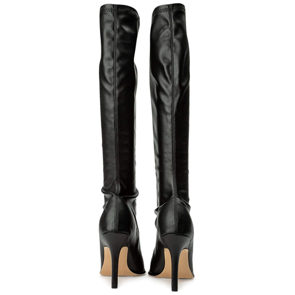 Knight Black Venezia Calf Boots - Tony Bianco