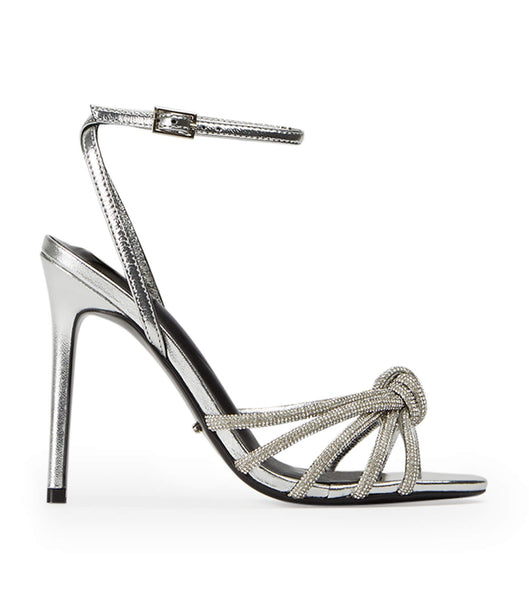 Kyla Silver Foil Heels | Heels | Tony Bianco | Tony Bianco