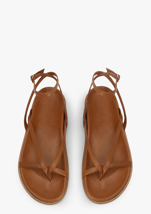 Lucie Tan Nappa Sandals