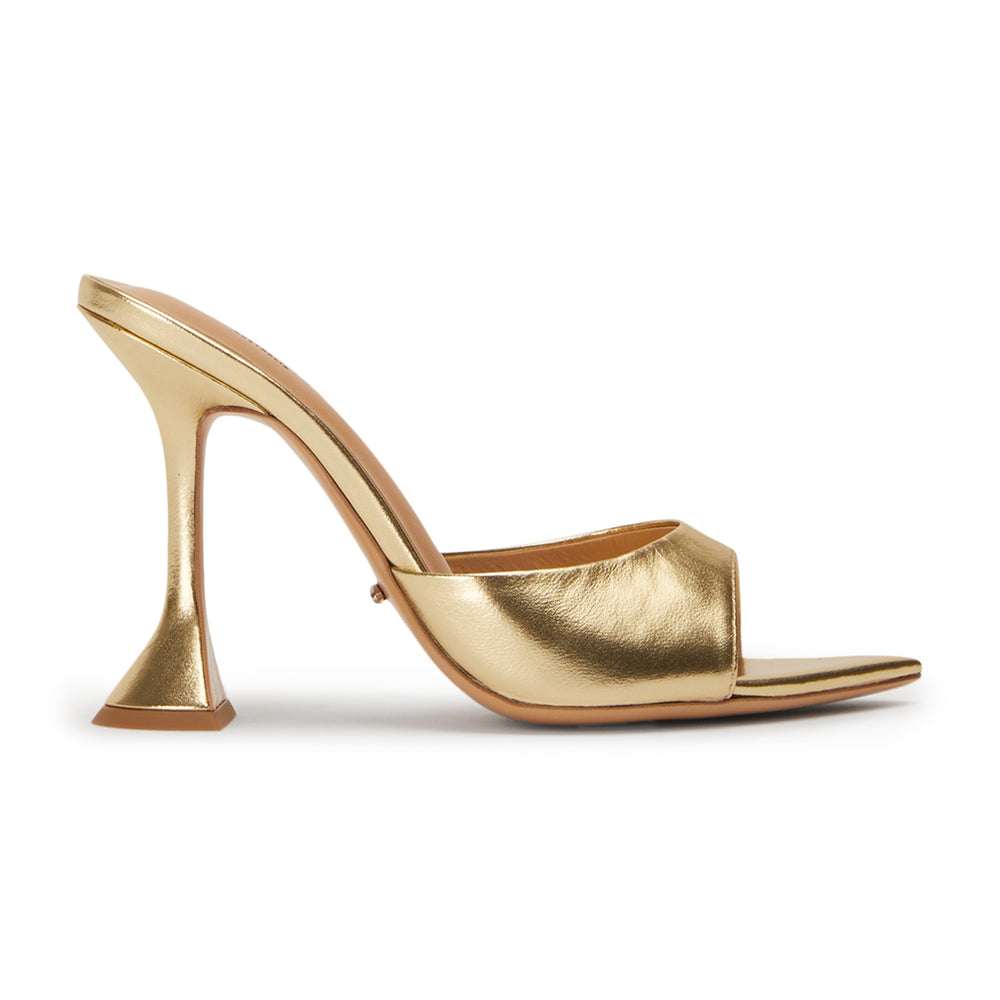 Marcel Gold Nappa Metallic Heels - Tony Bianco