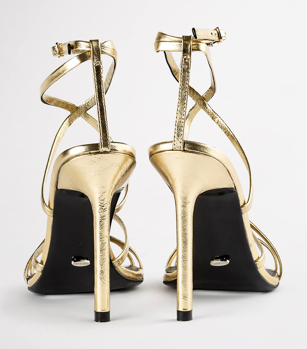 Marcy Gold Foil Heels - Tony Bianco