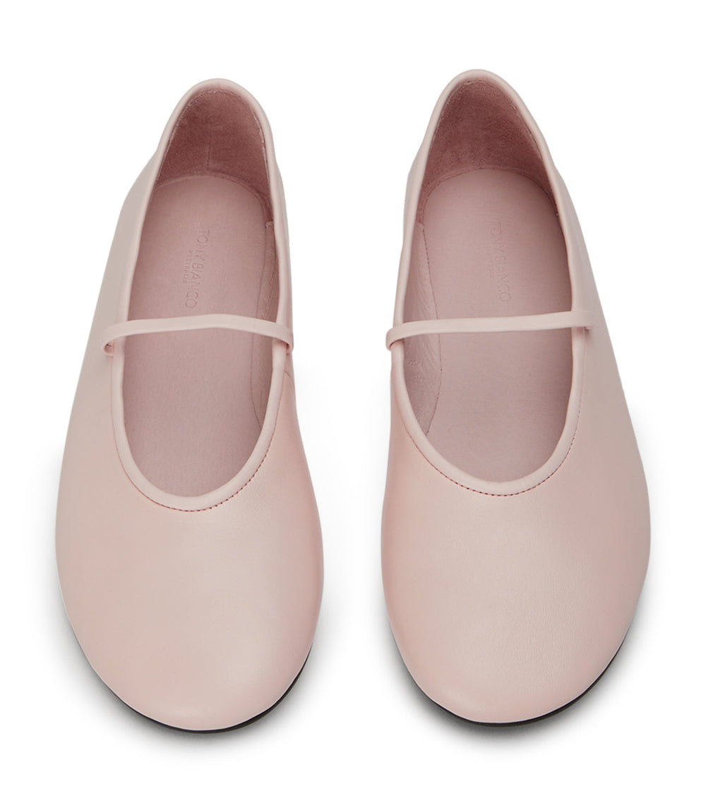 Martinez Blush Nappa Flats - Tony Bianco