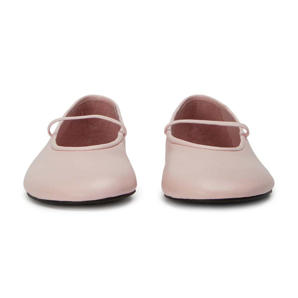 Martinez Blush Nappa Flats - Tony Bianco