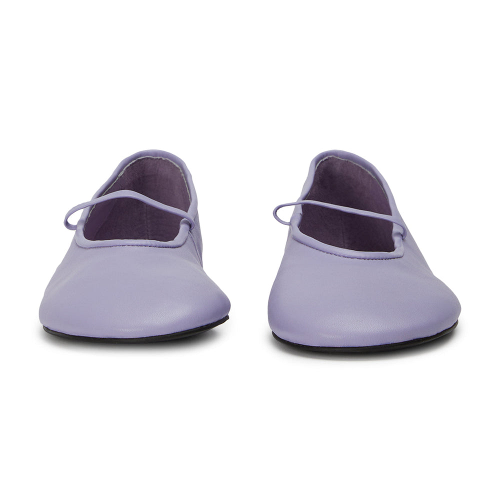 Martinez Lilac Nappa Flats - Tony Bianco