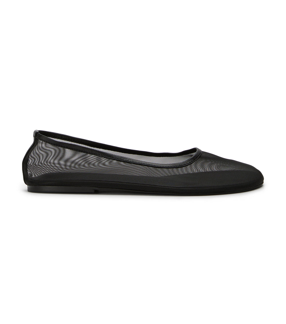 Marvel Black Nylon Flats - Tony Bianco