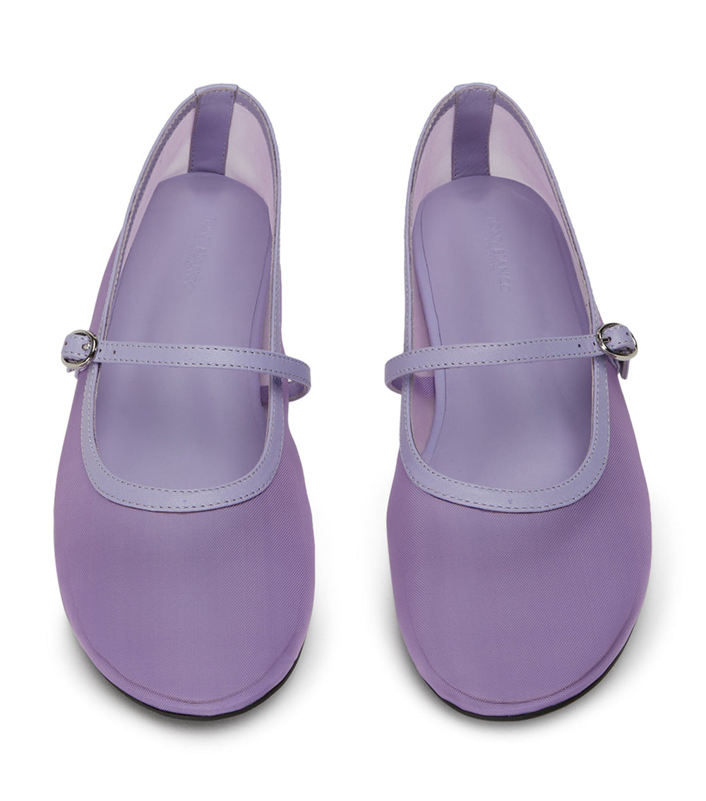 Melany Lavender Nylon Flats - Tony Bianco