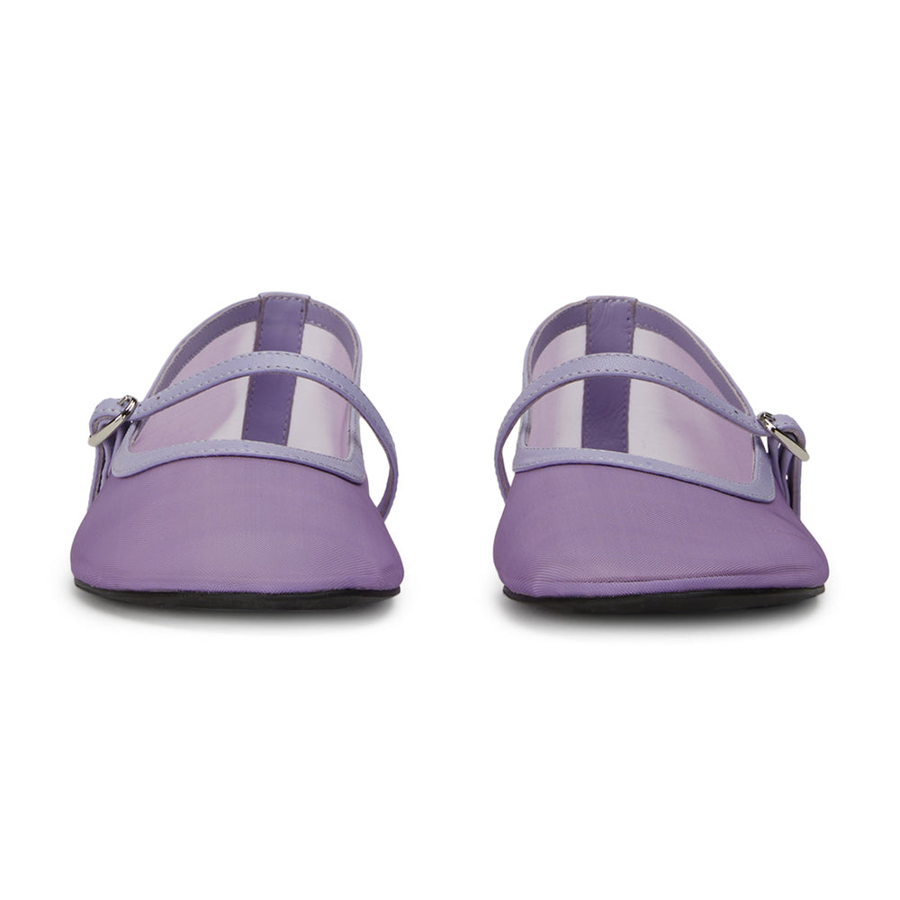 Melany Lavender Nylon Flats - Tony Bianco