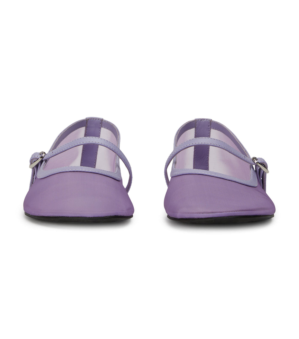 Melany Lavender Nylon Flats - Tony Bianco