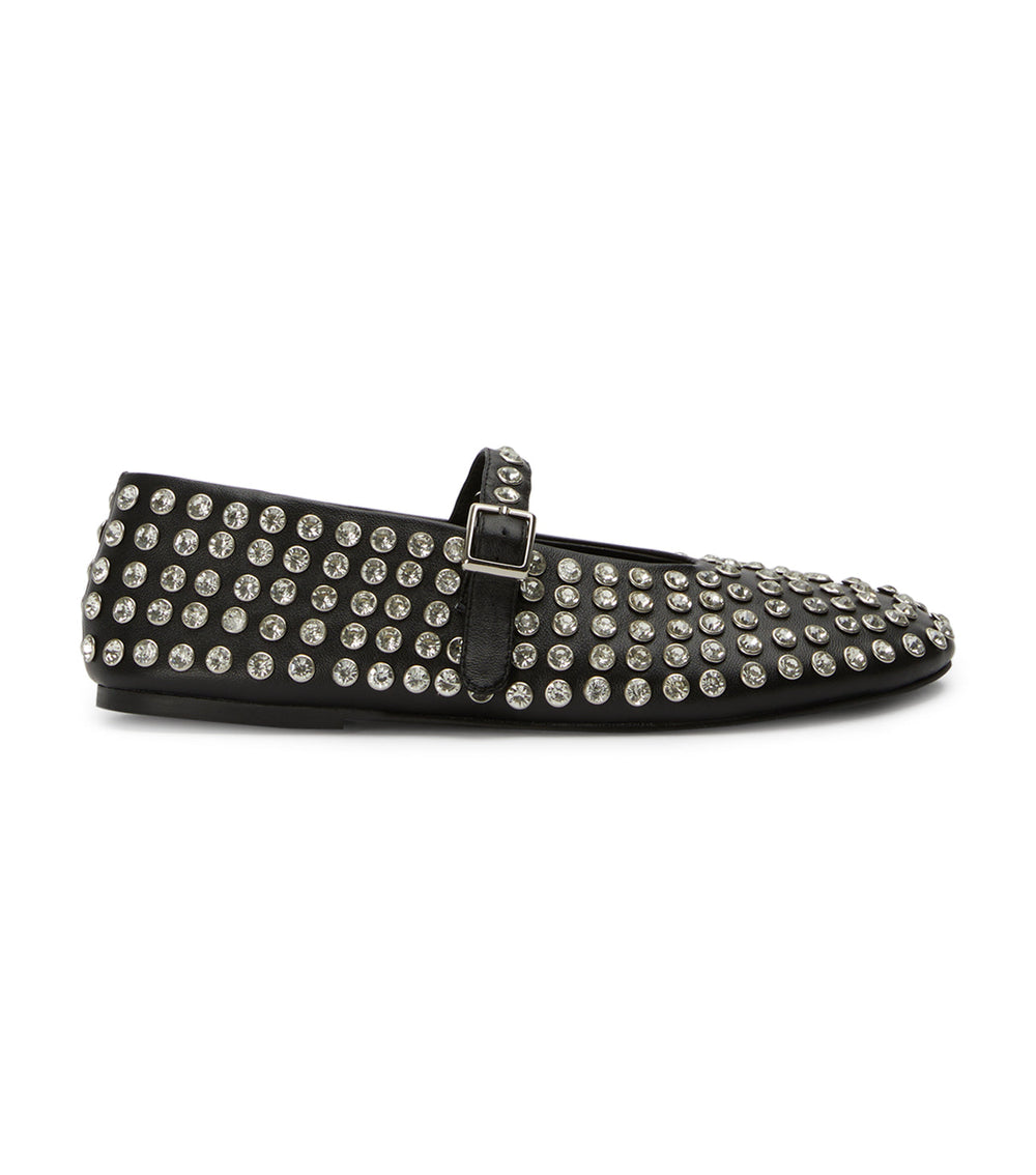 Miami Black Nappa Flats - Tony Bianco