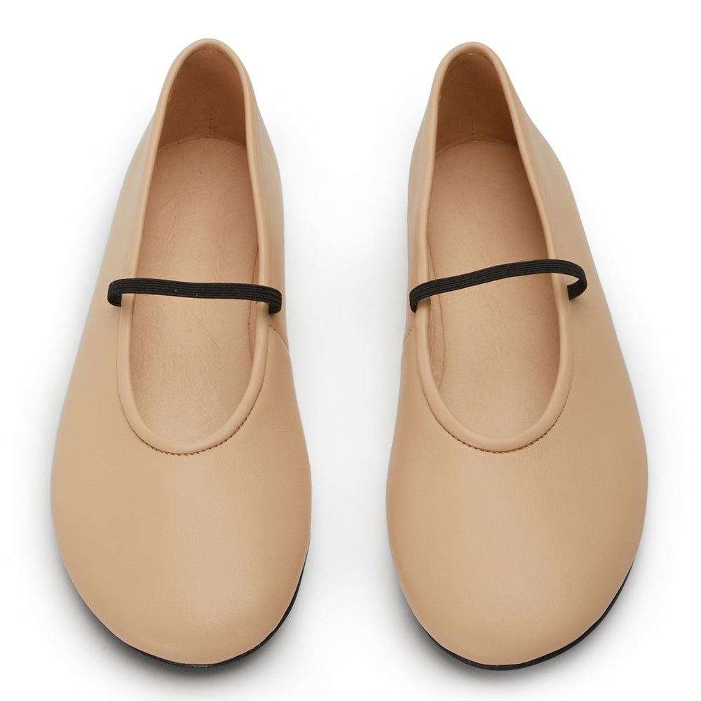 Milla Beech Nappa Flats - Tony Bianco