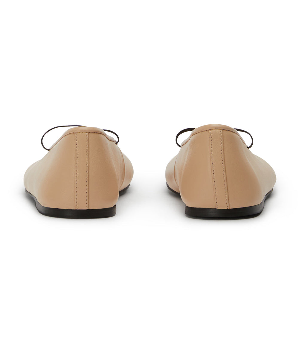 Milla Beech Nappa Flats - Tony Bianco