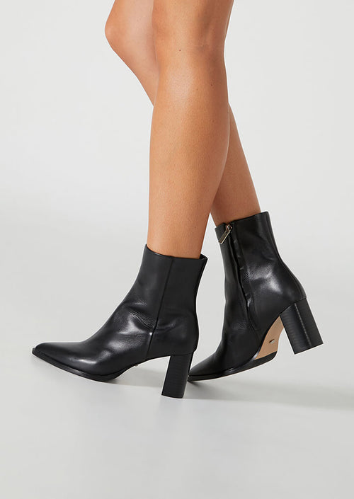 Phoenix Black Como Ankle Boots