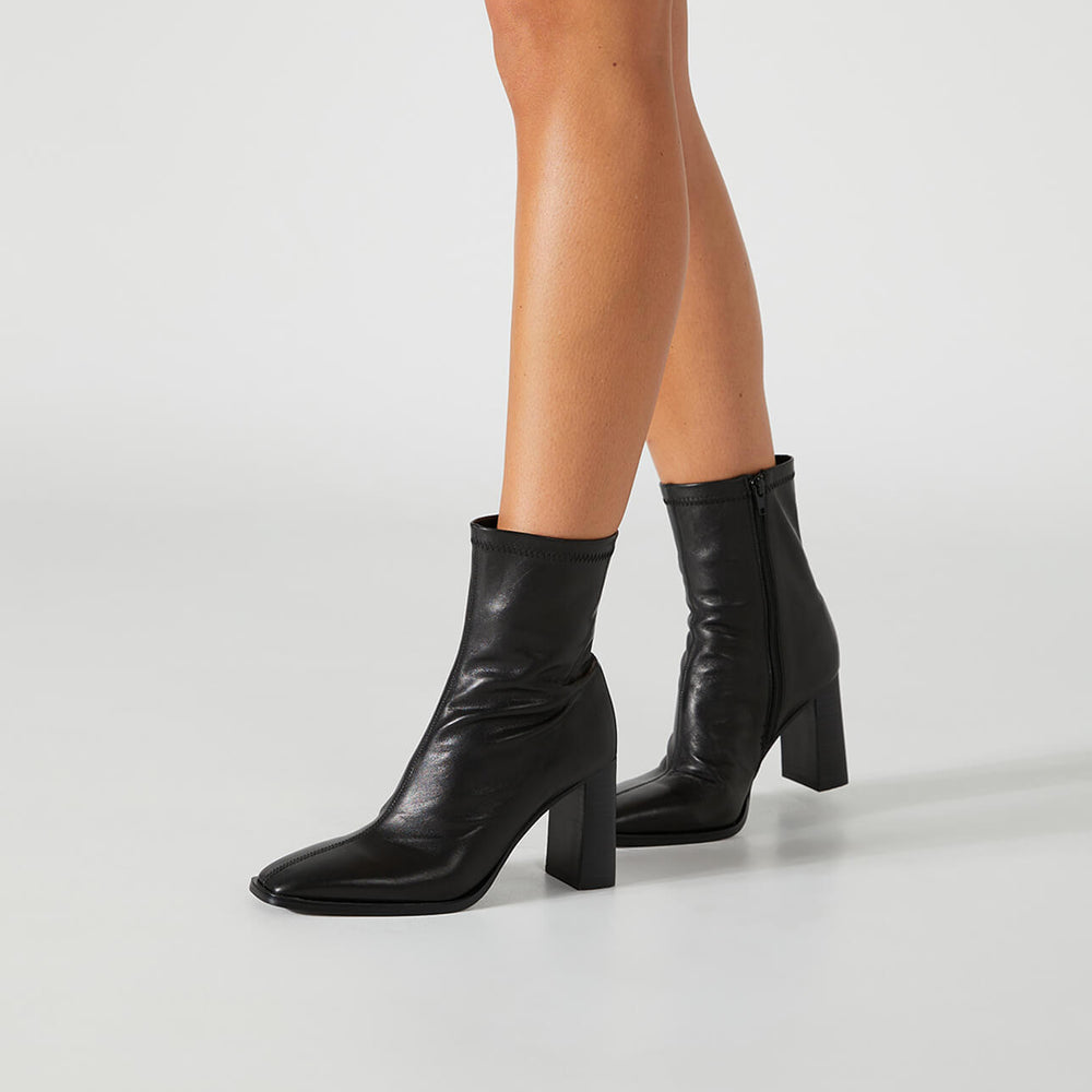 Rover Black Venice Ankle Boots - Tony Bianco