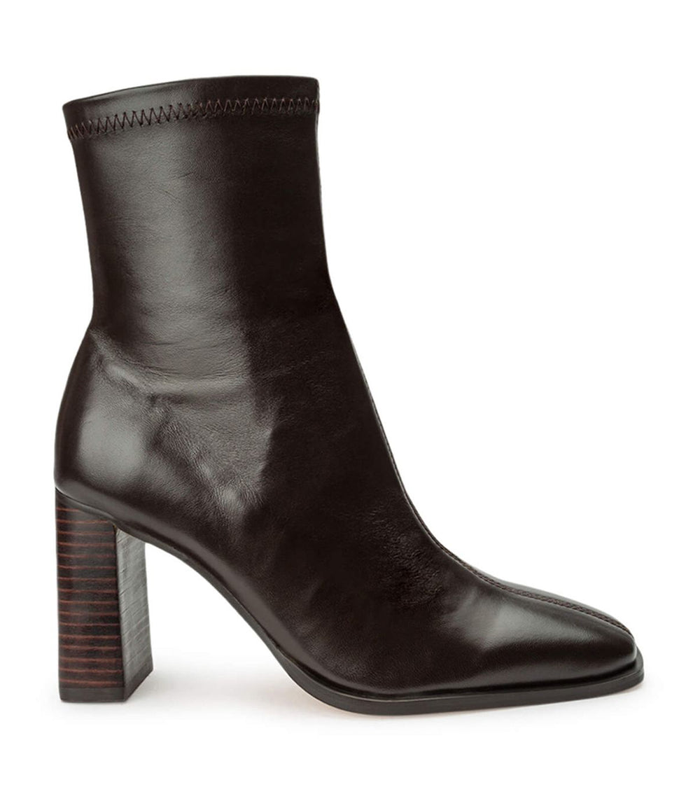 Rover Chocolate Nappa Ankle Boots - Tony Bianco