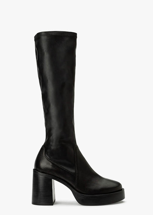 Tibby Black Venice/Black Venezia Calf Boots