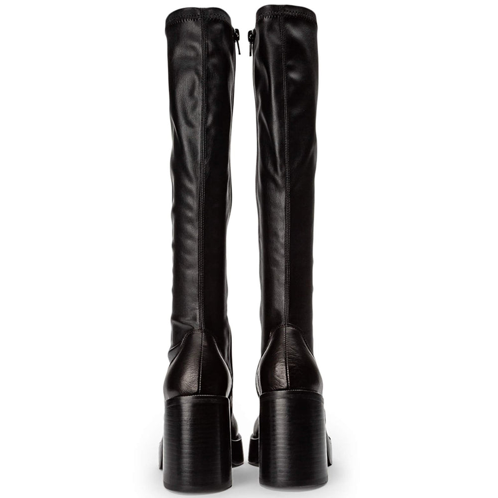 Tibby Black Venice/Black Venezia Calf Boots - Tony Bianco