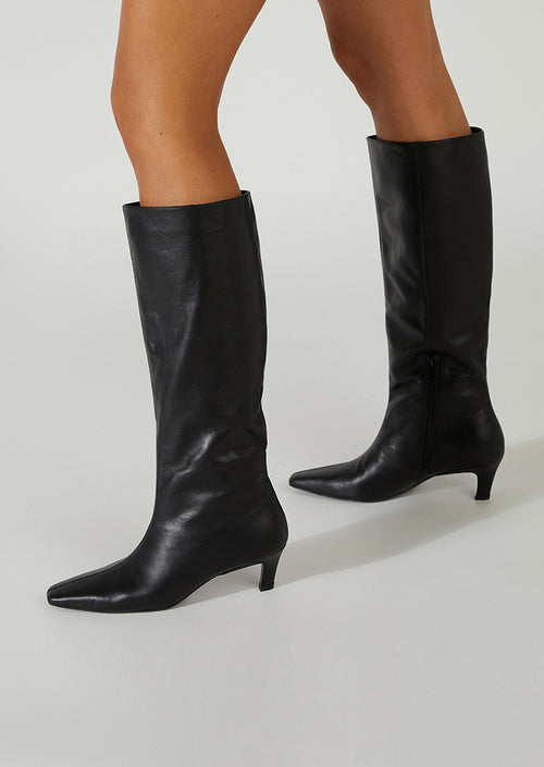 Vixon Black Venice Calf Boots