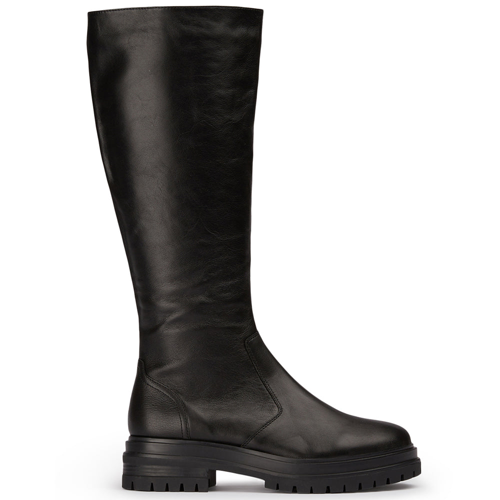 Wanda Black Venice Calf Boots - Tony Bianco