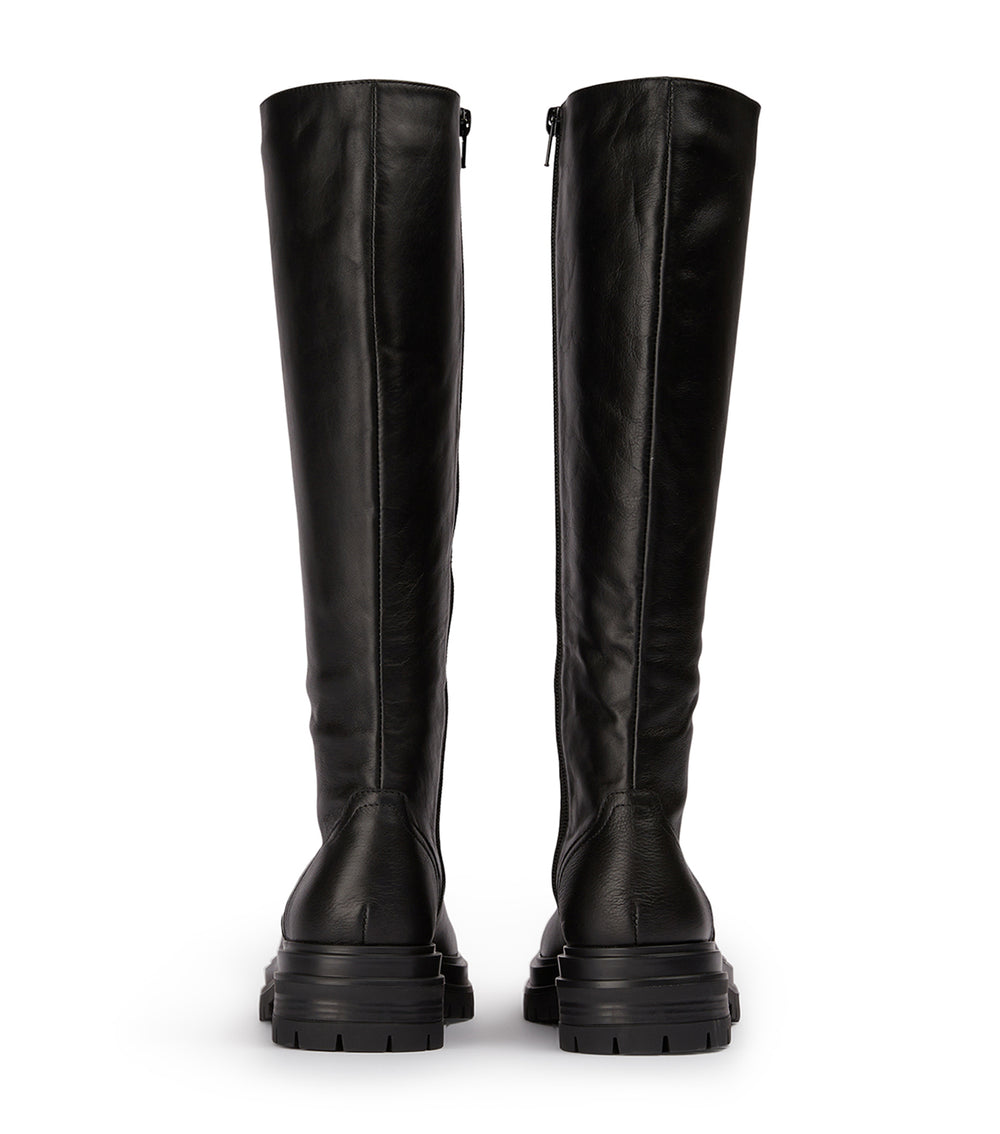 Wanda Black Venice Calf Boots - Tony Bianco