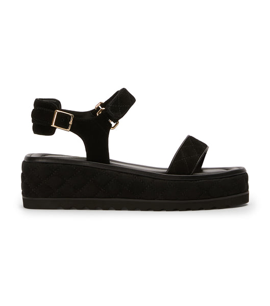 Zahara Black Suede Sandals | Sandals | Tony Bianco | Tony Bianco