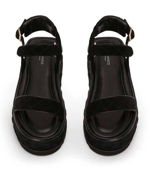 Lighed Hovedkvarter Hvad angår folk Zahara Black Suede Sandals | Sandals | Tony Bianco | Tony Bianco