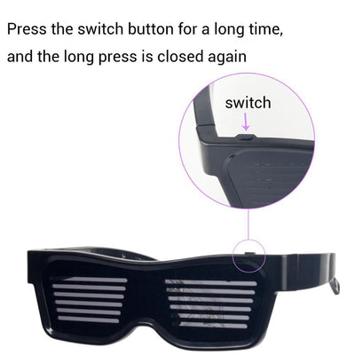 unique bluetooth led glasses