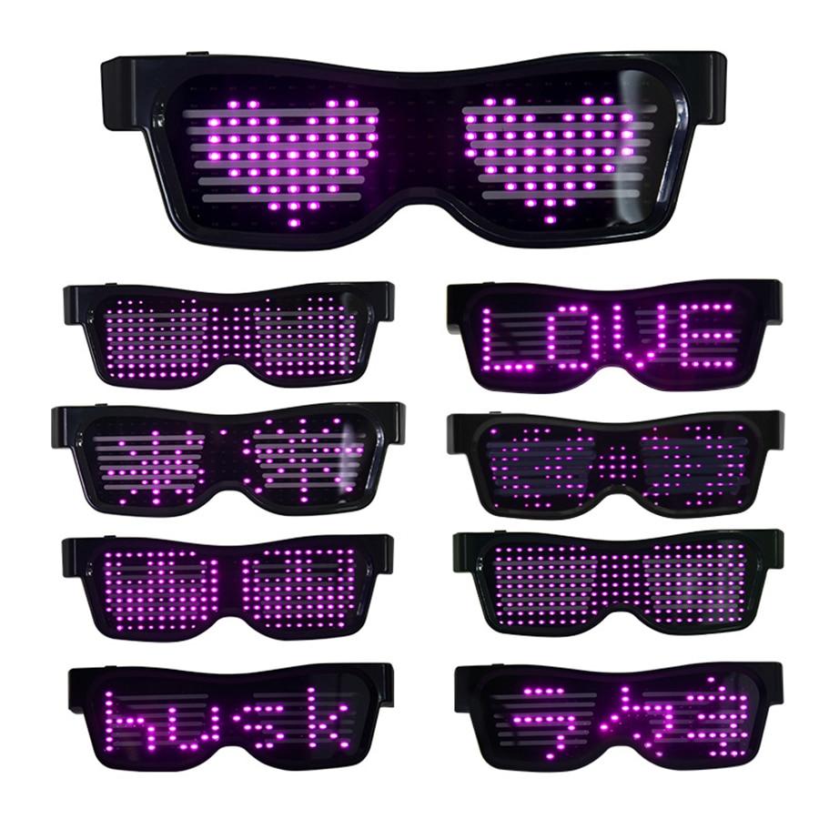 unique bluetooth led glasses