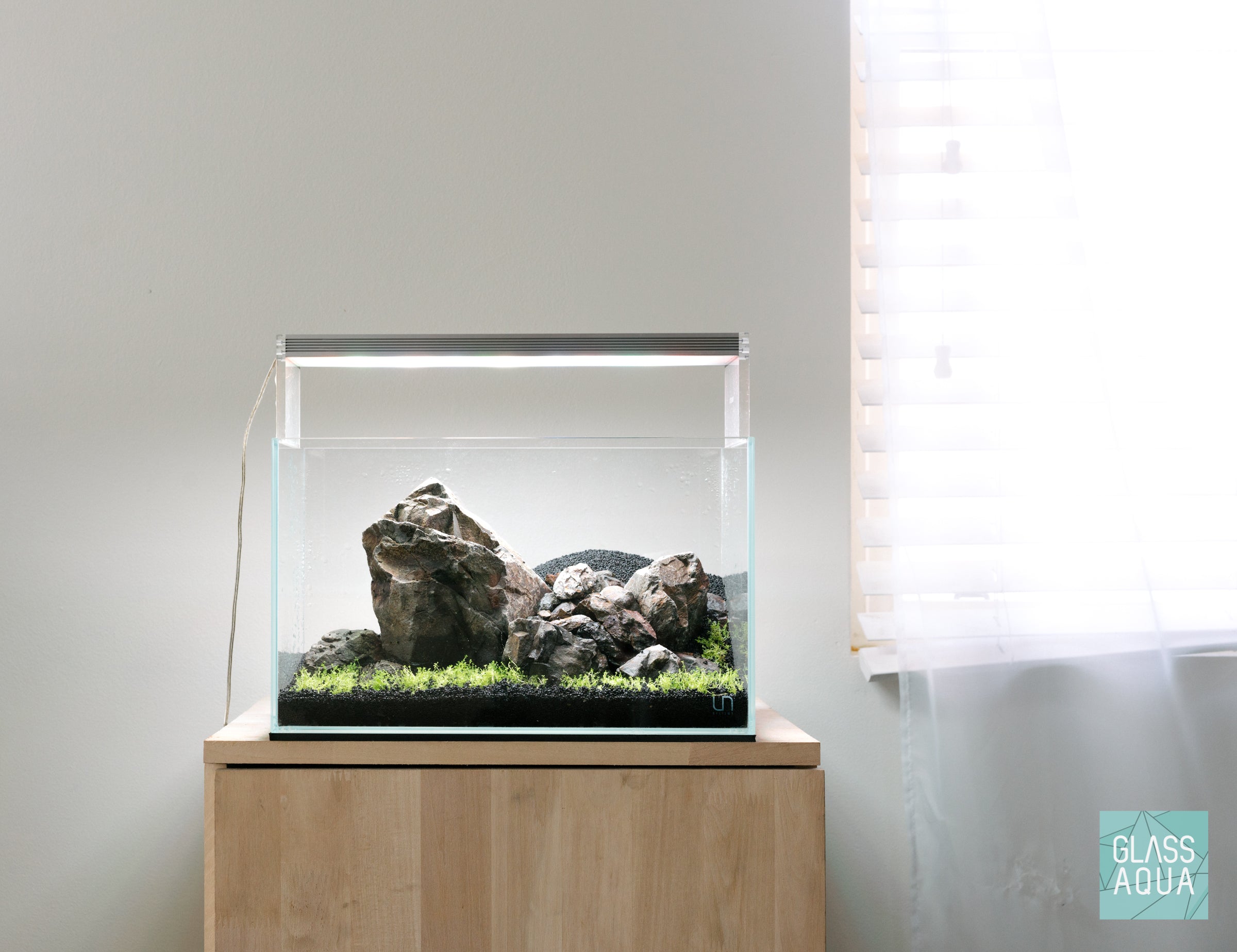 Ultum Nature Systems Planted Nano Iwagumi Tank