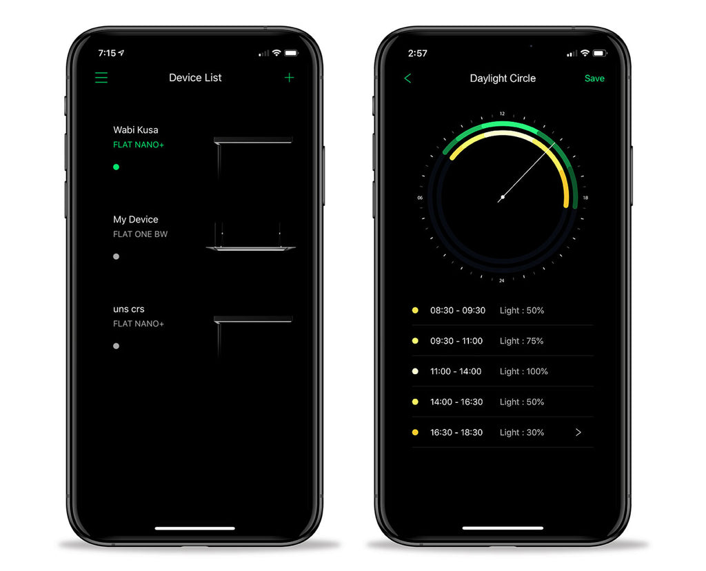 ONF Flat ONE Plus LED Light Bluetooth App