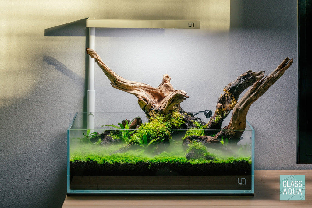 UNS x ONF Nano Stand LED Light for Planted Aquarium – Glass Aqua