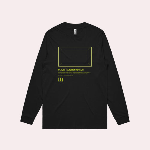 UNS 45 Degree Long Sleeve Tee - Black