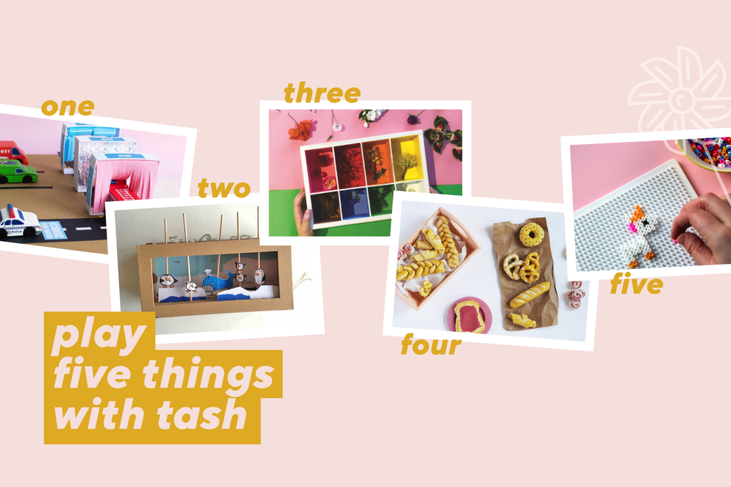 Five kids activities to play with Tash from Mustard Made