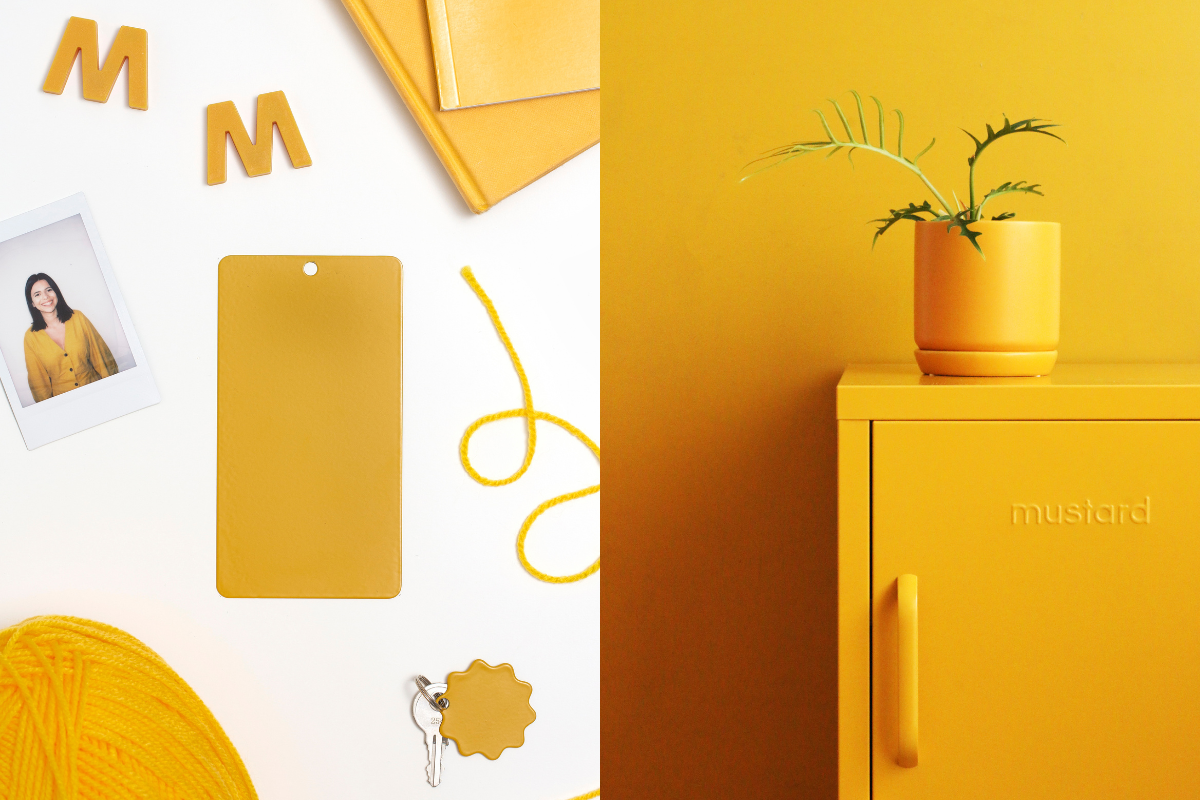 mustard yellow color swatch